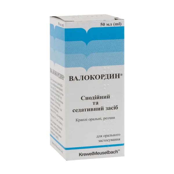 %Валокордин краплі оральні розчин флакон-крапельниця 50 мл