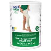Бинт еластичний медичний Medtextile середньої розтяжності 5 м х 12 см