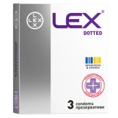 Презервативи Lex dotted №3
