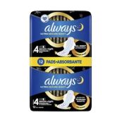 Прокладки гігієнічні ультратонкі Always Ultra Secure Night розмір 4 з ароматом №12