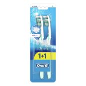 Зубна щітка Oral-B 3D White 40 середня №2 штуки
