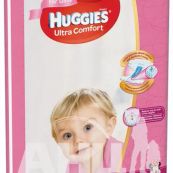 Підгузки дитячі гігієнічні Huggies Ultra Comfort 4 girl №66