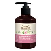 Ніжне молочко для інтимної гігієни Green Pharmacy Овес і бавовна заспокійливе 370 мл
