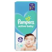 Підгузки дитячі Pampers Active Baby-Dry Midi 3 №58