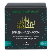Крем ночной Nature.med Anti Age Власть над временем Timelessness 35+ питательный для лица от первых морщин 50 мл