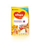 Каша молочная Milupa сухая быстрорастворимая мультизлаковая со смесью фруктов 210 г
