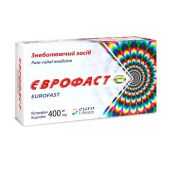 Єврофаст капсули 400 мг блістер №10