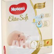 Підгузки дитячі гігієнічні Huggies Elite Soft розмір 1 №84