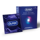 Презервативи Ddurex dual extase №3