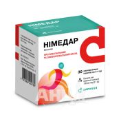 Німедар гранули для оральної суспензії 100 мг/2 г пакет однодозовий №30