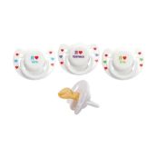 Пустышка латексная Курносики с прикусом 6-12+ мес