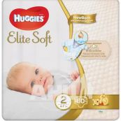 Підгузки дитячі гігієнічні Huggies Elite Soft 2 (4-7кг) №80