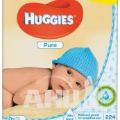 Вологі серветки Huggies pure №224