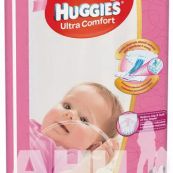 Подгузники детские гигиенические Huggies Ultra Comfort 3 girl №56