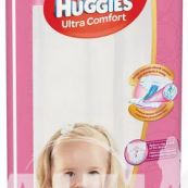 Підгузки дитячі гігієнічні Huggies Ultra Comfort 5 girl №56