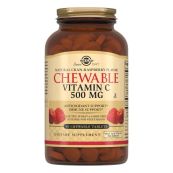 Solgar Витамин C 500 мг с малиновым вкусом таблетки №90