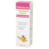 Гель-бальзам Сабельник + пчелиный яд туба 70 мл