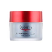 Нічний антивікової крем Eucerin Hyaluron Filler Volume Lift для нормальної та комбінованої шкіри обличчя 50 мл