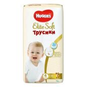 Підгузки дитячі гігієнічні Huggies Elite Soft Pants L 4 (9-14 кг) №42