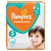 Підгузки дитячі Pampers Sleep & Play Junior 5 №42