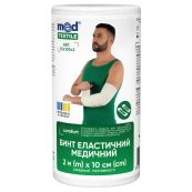 Бинт еластичний медичний Medtextile середньої розтяжності 2 м х 10 см