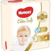 Подгузники детские гигиенические Huggies Elite Soft 5 (12-22кг) №28
