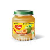 Пюре детское фруктовое яблоко и абрикос Milupa с 6 месяцев 125 г