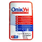 Салфетка ОпікУн гелевая антимикробная 5х5см №1