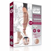 Чулки компрессионные Tiana 27-36мм 340 den бежевые открытые размер 2