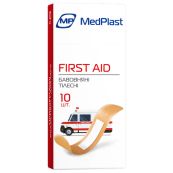 Набор пластырей МР MedPlastt первой медицинской помощи быстрая помощь №10