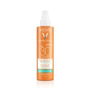 Солнцезащитный спрей Vichy Capital Soleil Beach Protect Anti-Dehydration SPF 30+ с гиалуроновой кислотой против обезвоживания кожи+ защита от соли и хлора 200 мл