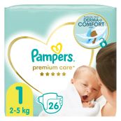 Підгузки дитячі Pampers Premium Care Newborn №26