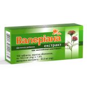 Валериана экстракт 30 мг таблетки покрытые оболочкой №100