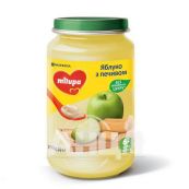 Пюре детское фруктовое яблоко с печеньем Milupa с 6 месяцев 190 г