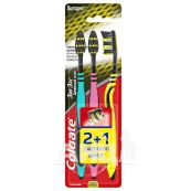 Зубна щітка Colgate зиг-заг з деревним вугіллям 2 + 1