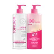 Набор Ультра-увлажняющая эмульсия для тела Топикрем Topicrem 2x500 мл