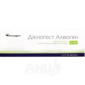 Дієногест Алвоген таблетки 2 мг №28