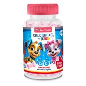 НатХелс Кальцій+Вітамін Д3 для дітей желейні пастилки зі смаком полуниці та вершків №30