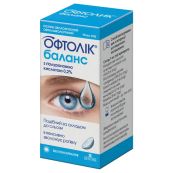 Офтолік баланс розчин зволожуючий 10 мл