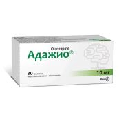 АДАЖИО ТАБЛ. 10МГ №30 Фармак (Украина, Киев)*