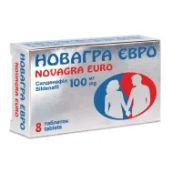 Новагра євро таблетки 100 мг №8