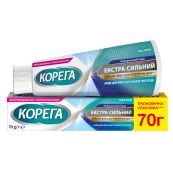 Крем Корега для фіксації зубних протезів Екстра Сильний нейтральний смак 70 мл