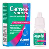 СИСТЕЙН УЛЬТРА СР-ВО ДЛЯ УВЛАЖН. ГЛАЗ 10 МЛ БЕЗ КОНСЕРВАНТОВ