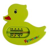 Термометр для води Курносики Уточка зелений