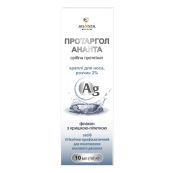 Протаргол Ананта капли раствор 2% флакон 10 мл