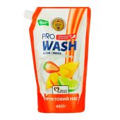 PRO WASH МЫЛО ЖИД. ФРУКТОВЫЙ МИКС 460МЛ ДОЙ-ПАК 0258