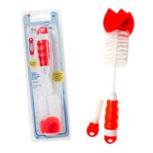 Йоржик Baby-Nova 33136 2 в 1 для миття пляшечок та сосок