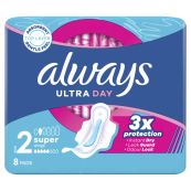 Гігієнічні прокладки Always Ultra Day ароматизовані Супер (Лонг) розмір 2 №8