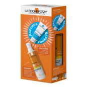 Набор Солнцезащитный невидимый спрей для лица и тела La Roche-Posay Антелиос SPF30 200 мл и Подарок