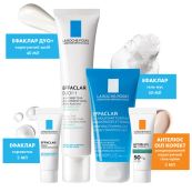 Набор La Roche-Posay (У Рош-Позе) Эфаклар для проблемной кожи Дуо+ Гель-мусс для очистки 50 мл + Корректирующее средство 40 мл + Гель-крем 3 мл